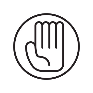 Beyzbol eldiveni simge vektör izole beyaz arka plan, beyzbol eldiveni şeffaf işareti, doğrusal spor sembolleri