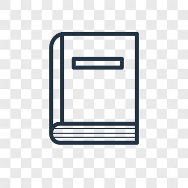 Saydam arka plan üzerinde kitaplığı logo kavramı izole Kütüphane vektör simgesi