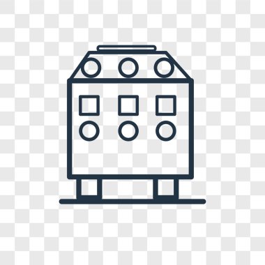 Saydam arka plan üzerinde izole kutusu vektör simgesi geri dönüşüm, geri dönüşüm bin logo kavramı