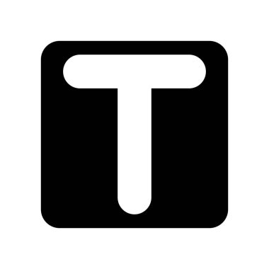 Beyaz arka plan üzerinde T Kavşağı şeffaf işareti izole T Kavşağı simge vektör