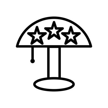 Beyaz arka plan, spot şeffaf işareti, çizgi ve anahat öğelerini lineer tarzda izole spot simge vektör