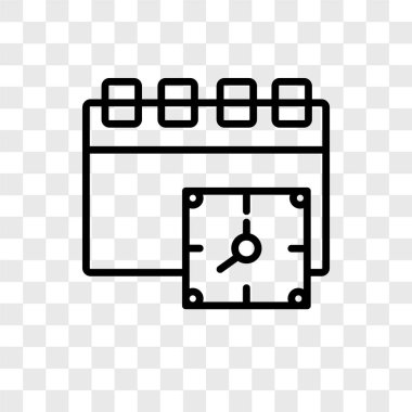 Saydam arka plan üzerinde olay logo kavramı izole olay vektör simgesi