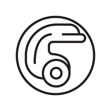 Kask simge vektör izole beyaz arka plan, kask şeffaf işareti, doğrusal spor sembolleri