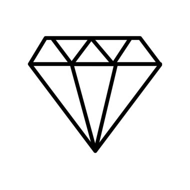 Takı simge vektör izole üzerinde beyaz arka plan, takı şeffaf işareti, çizgi veya doğrusal işareti, öğenin tasarım anahat tarzı