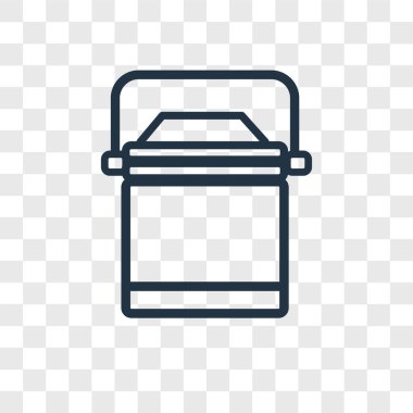 Saydam arka plan üzerinde beslenme çantası logo kavramı izole beslenme çantası vektör simgesi