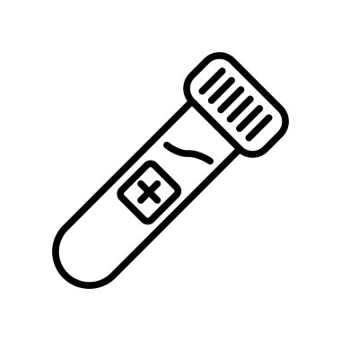 Kan örneği simge vektör, beyaz arka plan üzerinde izole kan şeffaf işareti, çizgi ve anahat öğelerini lineer tarzda örnek.