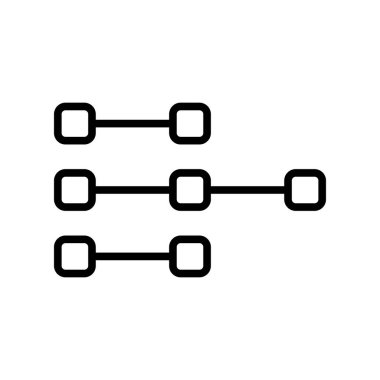 Ağ simgesinin üzerinde izole beyaz arka plan vektör, şeffaf işareti, çizgi veya doğrusal işareti, öğenin tasarım anahat tarzı ağ