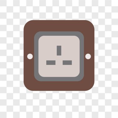 Saydam arka plan üzerinde tak logo kavramı izole tak vektör simgesi