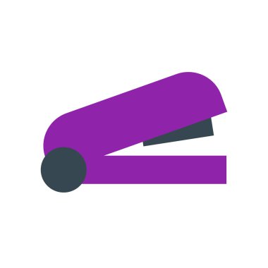 Beyaz arka plan, zımba şeffaf işareti, renkli ekipman sembolleri izole zımba simge vektör