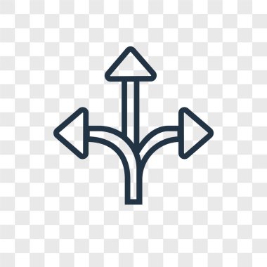 Saydam arka plan üzerinde dönüş logo kavramı izole vektör simge açmak