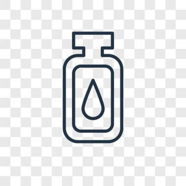 Saydam arka plan üzerinde petrol logo kavramı izole petrol vektör simgesi