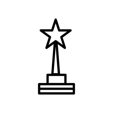 Beyaz arka plan, Star şeffaf burcu, çizgi ve anahat öğelerini lineer tarzda izole yıldız simgesi vektör