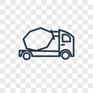 Şeffaf arka plan, logo kavramı izole bilgisayar vektör simgesi