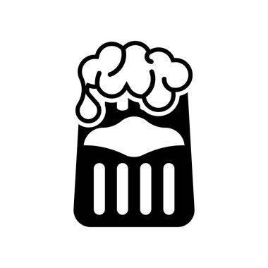 Bira simge vektör izole beyaz arka plan, bira şeffaf işareti, bira sembolleri