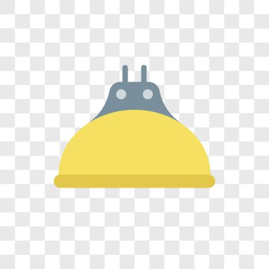 saydam arka plan üzerinde ampul logo kavramı izole ampul vektör simgesi