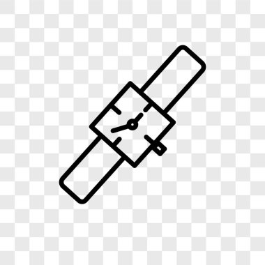 Saydam arka plan üzerinde izle logo concept izole vektör simge izle