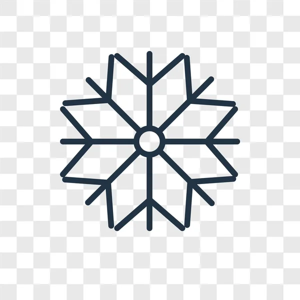 Icono Vector Nieve Aislado Sobre Fondo Transparente Concepto Logotipo Nieve — Archivo Imágenes Vectoriales