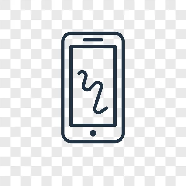 Smartphone Vektor Symbol Isoliert Auf Transparentem Hintergrund Smartphone Logo Konzept — Stockvektor