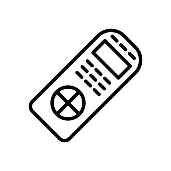 Fernbedienung Icon Vektor Isoliert Auf Weißem Hintergrund Fernbedienung Transparente Zeichen — Stockvektor