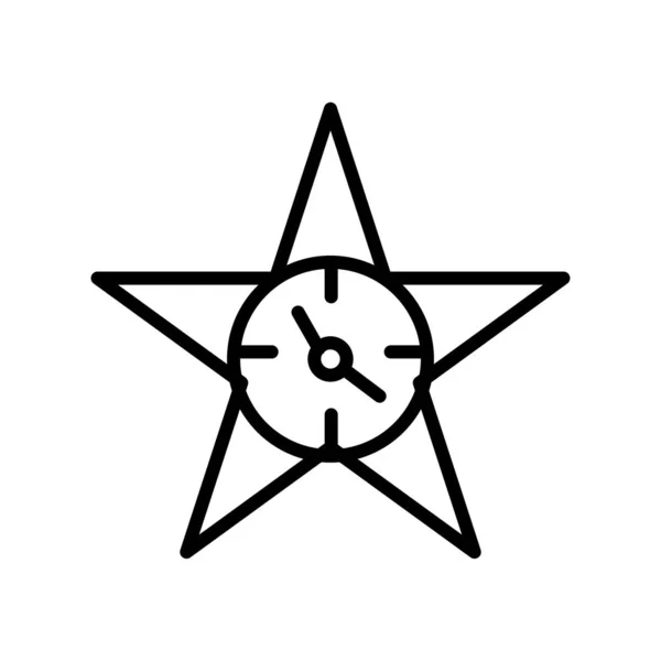 Піктограма Настінного Годинника Вектор Ізольовано Білому Тлі Прозорий Знак Настінного — стоковий вектор