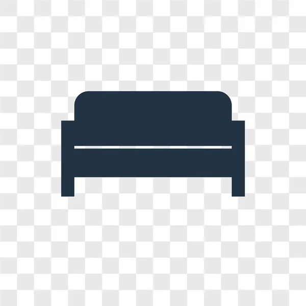 Sofa vector icon isolated on transparent background, Sofa logo concept