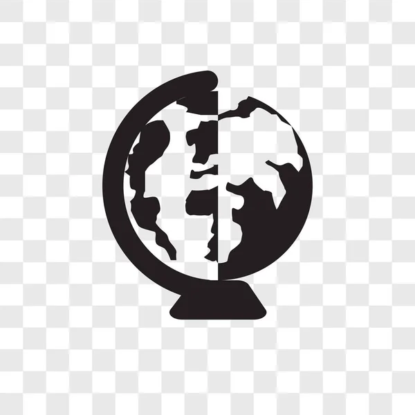 透明な背景 世界中のロゴのコンセプトに分離された世界的なベクトルのアイコン — ストックベクタ