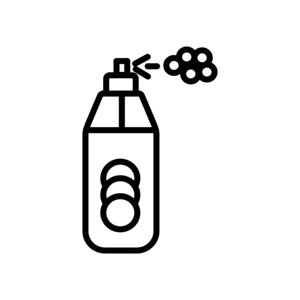 Vetor Ícone Tinta Spray Isolado Fundo Branco Tinta Spray Sinal —  Vetores de Stock