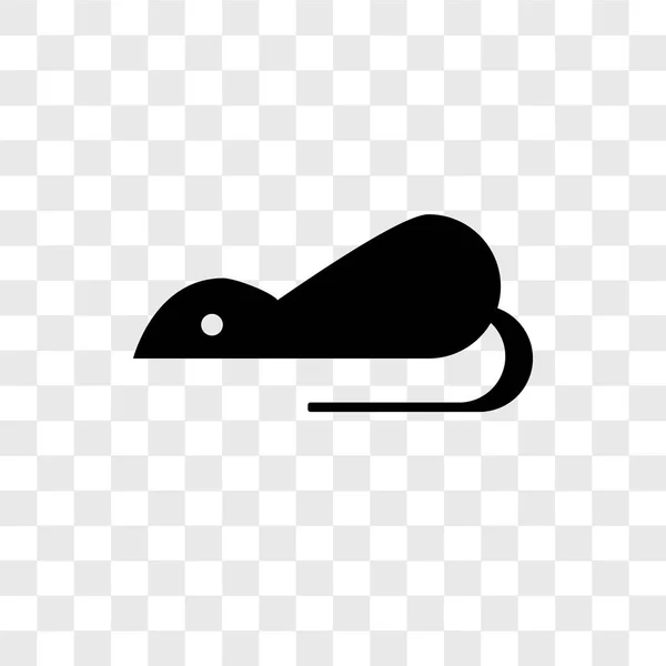 Szczury Wektor Ikona Białym Tle Przezroczystym Tle Koncepcja Logo Szczurów — Wektor stockowy