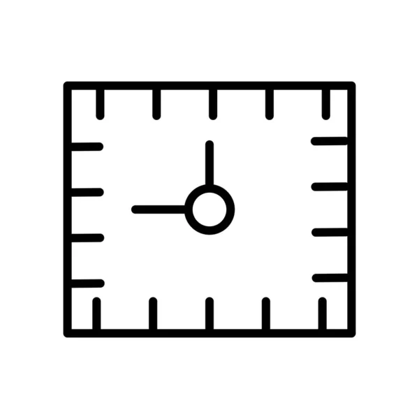 Wecker Icon Vektor Isoliert Auf Weißem Hintergrund Wecker Transparentes Zeichen — Stockvektor
