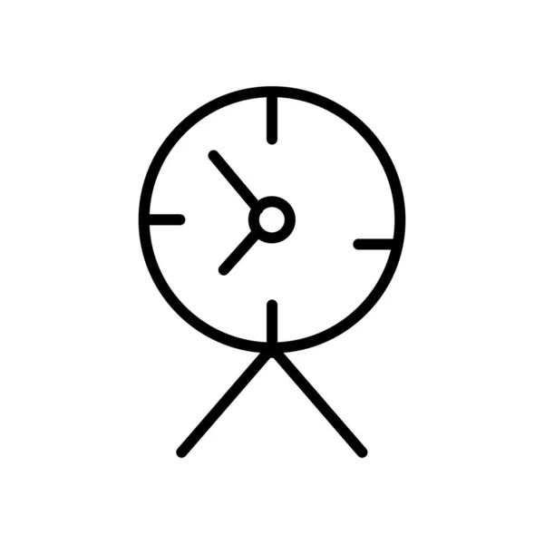 Vector Icono Tiempo Aislado Sobre Fondo Blanco Signo Transparente Tiempo — Archivo Imágenes Vectoriales