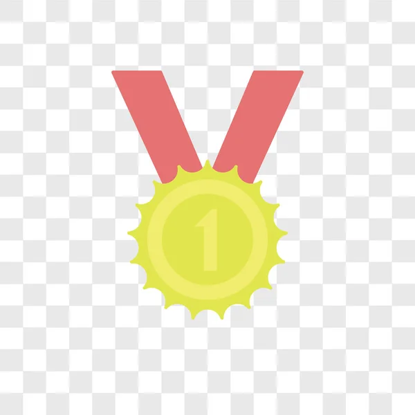 Переможець Вектор Іконка Ізольована Прозорому Фоні Концепція Логотипу Переможця — стоковий вектор
