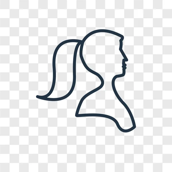 Εικονίδιο Του Φορέα Γυναίκα Απομονωμένη Διαφανές Φόντο Γυναίκα Λογότυπο Έννοια — Διανυσματικό Αρχείο