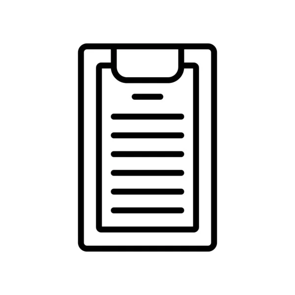 Vektorové Ikony Poznámkového Bloku Izolovaných Bílém Pozadí Notepad Transparentní Znamení — Stockový vektor