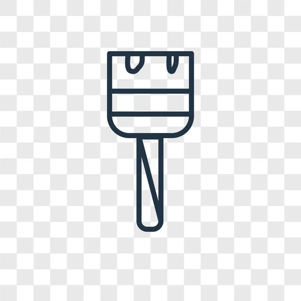 Векторная Иконка Кисти Выделенная Прозрачном Фоне Концепция Логотипа Кисти — стоковый вектор