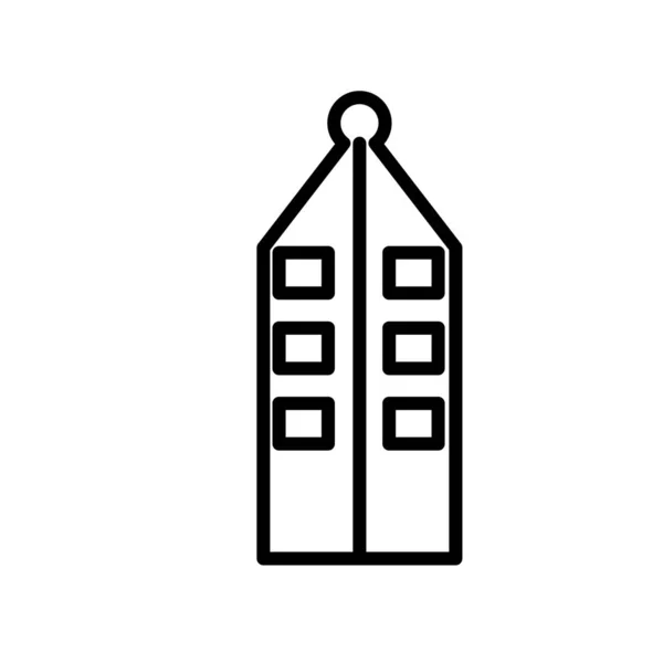 Holländisches Haus Icon Vektor Isoliert Auf Weißem Hintergrund Holländisches Haus — Stockvektor