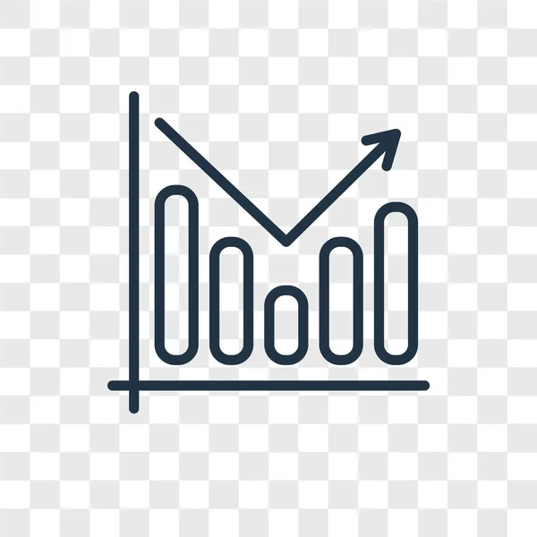 Icono Vector Analítico Aislado Sobre Fondo Transparente Concepto Logo Analítico — Vector de stock