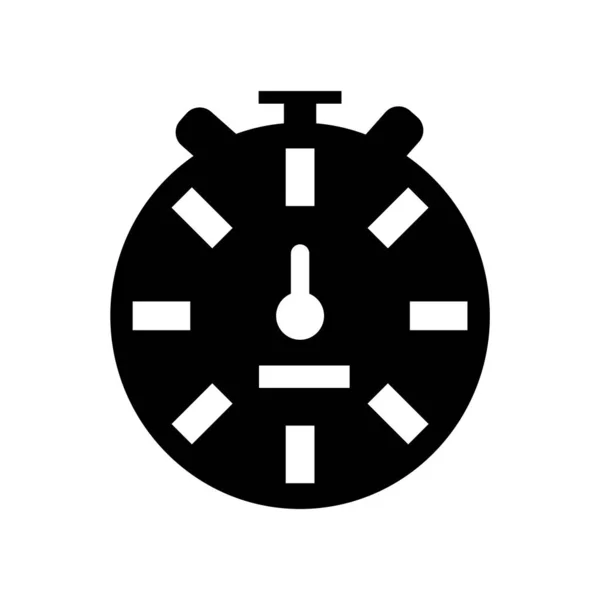 Cronometro Icona Vettoriale Isolato Sfondo Bianco Cronometro Segno Trasparente Simboli — Vettoriale Stock
