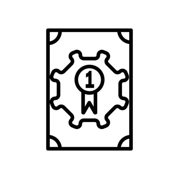 Award Pictogram Vector Geïsoleerd Een Witte Achtergrond Award Transparante Teken — Stockvector