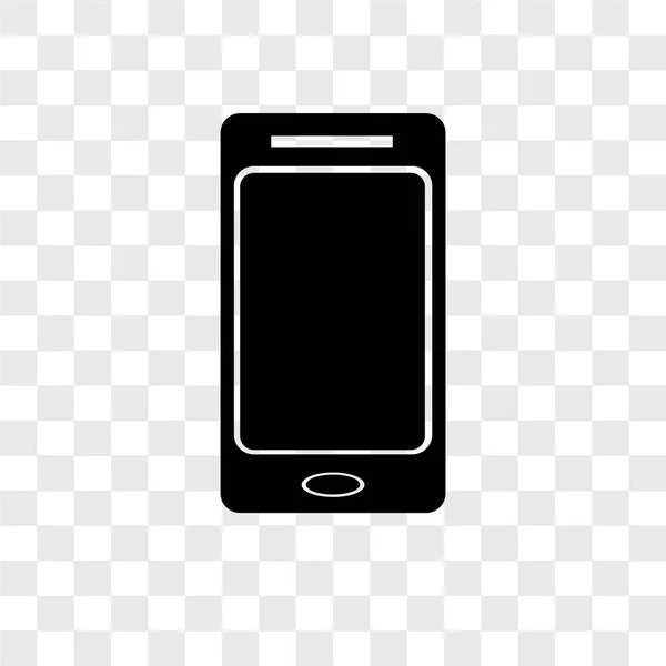 Иконка Вектора Смартфона Изолирована Прозрачном Фоне Концепция Логотипа Смартфона — стоковый вектор