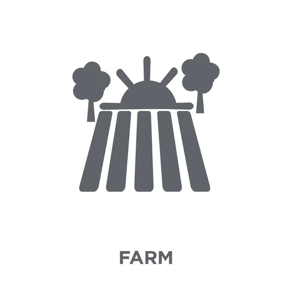 Значок Фермы Концепция Дизайна Фермы Коллекции Сельского Хозяйства Сельского Хозяйства — стоковый вектор
