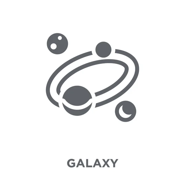 Galaxie Ikone Galaxiedesign Konzept Aus Der Astronomie Sammlung Einfache Elementvektorabbildung — Stockvektor