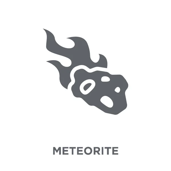 Icona Della Meteorite Concetto Progettuale Meteorite Della Collezione Astronomy Semplice — Vettoriale Stock