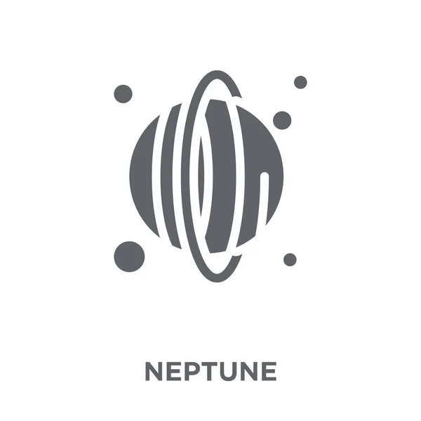Icoana Lui Neptun Conceptul Design Neptun Din Colecția Astronomy Element — Vector de stoc