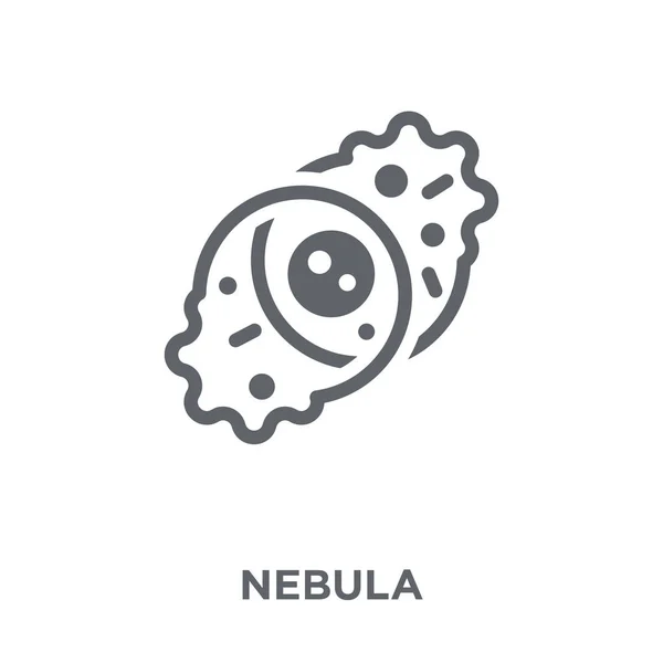 Icono Nebulosa Concepto Diseño Nebulosas Colección Astronomy Ilustración Simple Del — Vector de stock