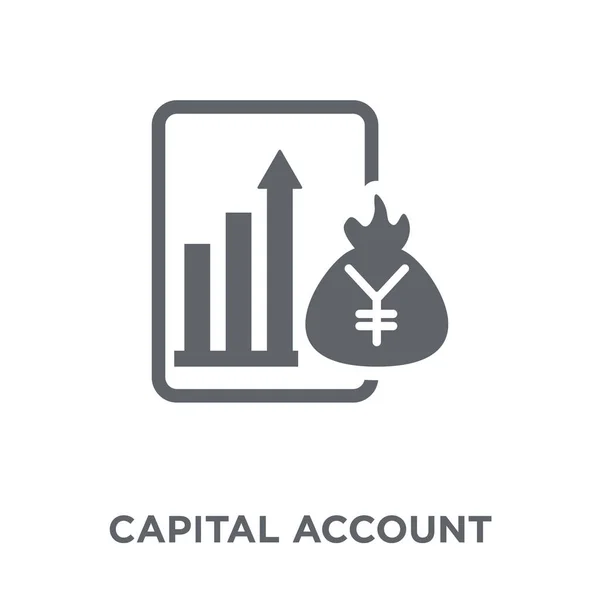 Значок Счёта Капитала Концепция Создания Счетов Капитала Коллекции Счетов Capital — стоковый вектор