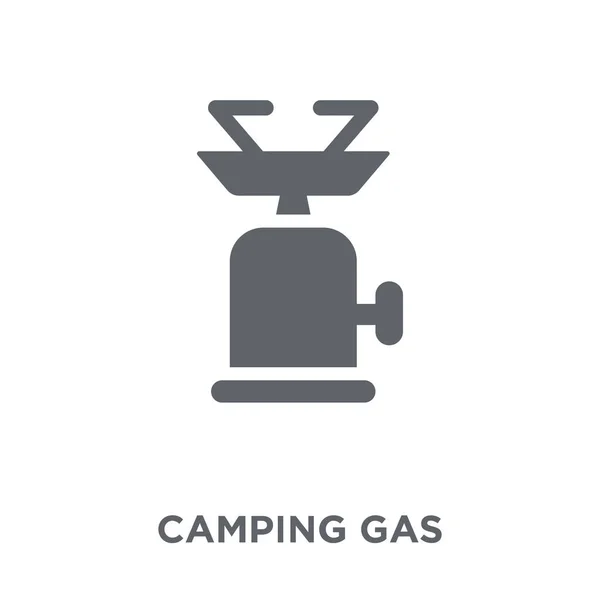 Icono Gas Camping Concepto Diseño Gas Camping Colección Camping Ilustración — Archivo Imágenes Vectoriales