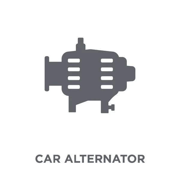 Araba Alternatör Simgesi Araba Alternatör Tasarım Konsepti Araba Parçaları Koleksiyonundan — Stok Vektör