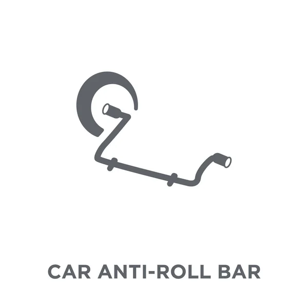 Araba Viraj Çubuğu Simgesi Araba Roll Bar Tasarım Konsepti Araba — Stok Vektör