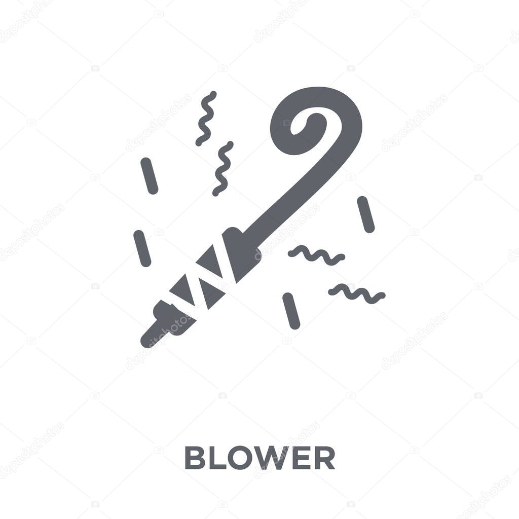Blower icon. Blower design concept from Birthday and Party collection. Simple element vector illustration on white background.