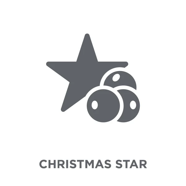 Icono Estrella Navidad Concepto Diseño Estrella Navidad Colección Navidad Ilustración — Vector de stock